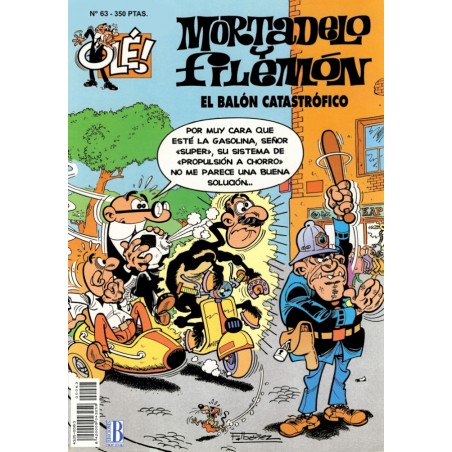 coleccion OLE nº 63 MORTADELO Y FILEMON : EL BALON CATASTROFICO