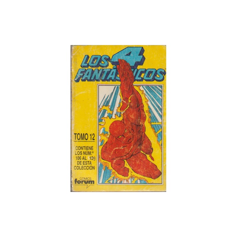 LOS 4 FANTASTICOS VOL.1 Nº 106 AL 109 EN UN RETAPADO ED.FORUM POR WALTER SIMONSON