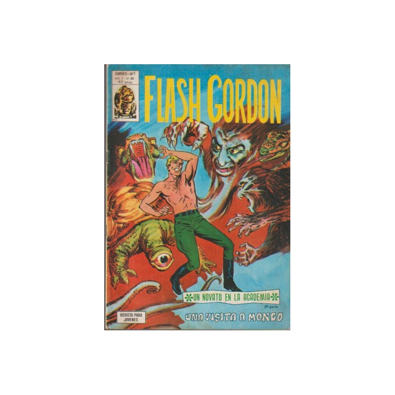 FLASH GORDON VOL.2 Nº 36 : UN NOVATO EN LA ACADEMIA 2ª PARTE Y UNA VISITA A MONGO