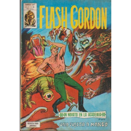 FLASH GORDON VOL.2 Nº 36 : UN NOVATO EN LA ACADEMIA 2ª PARTE Y UNA VISITA A MONGO