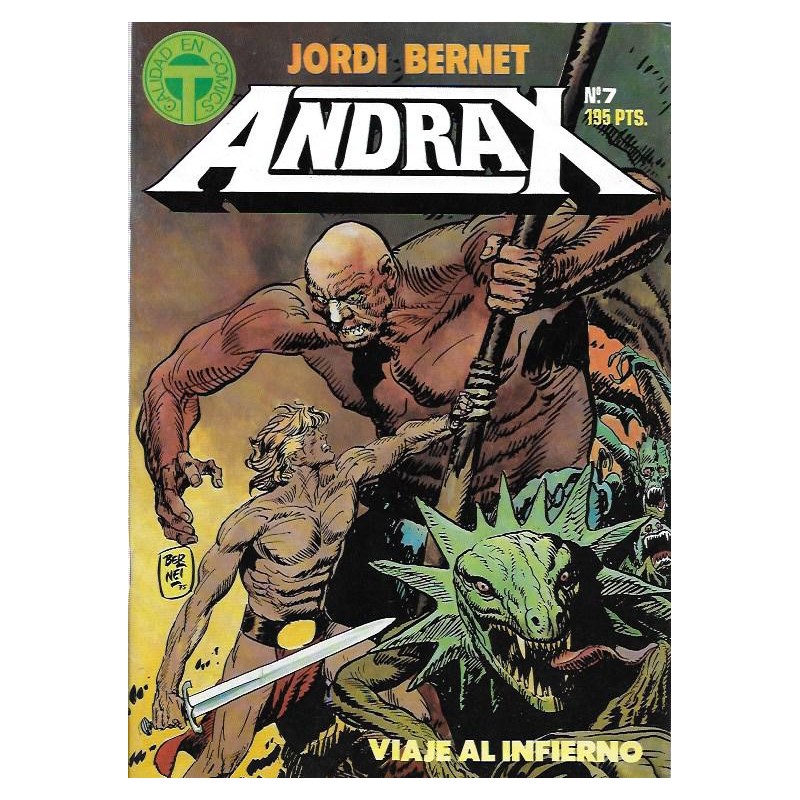 ANDRAX Nº 7 POR JORDY BERNET , ED. TOUTAIN