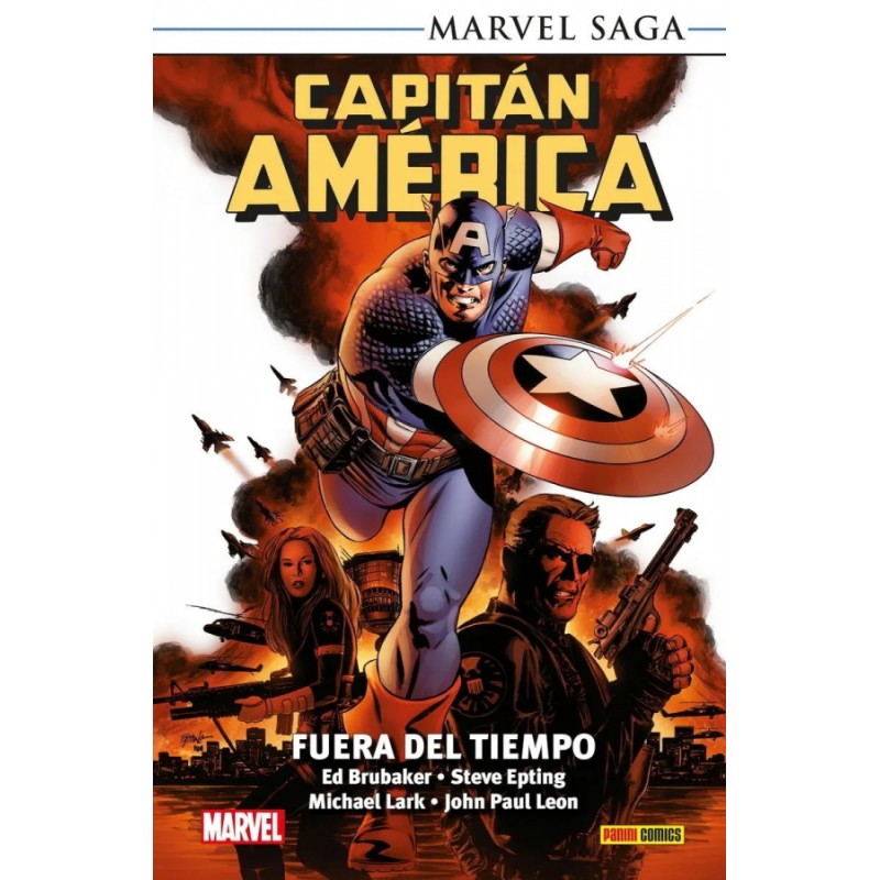 MARVEL SAGA RUSTICA CAPITAN AMERICA DE ED BRUBAKER Y STEVE EPTING VOL.1 Y 3 : FUERA DE TIEMPO Y AMENAZA ROJA