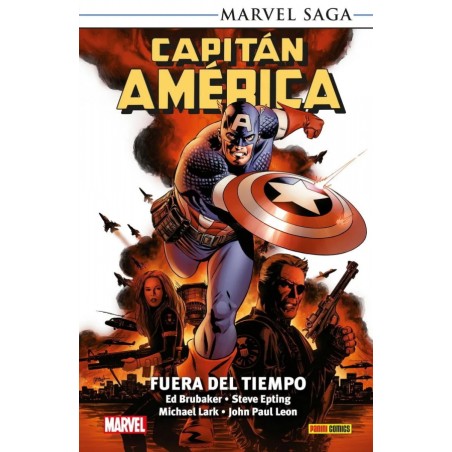 MARVEL SAGA RUSTICA CAPITAN AMERICA DE ED BRUBAKER Y STEVE EPTING VOL.1 Y 3 : FUERA DE TIEMPO Y AMENAZA ROJA
