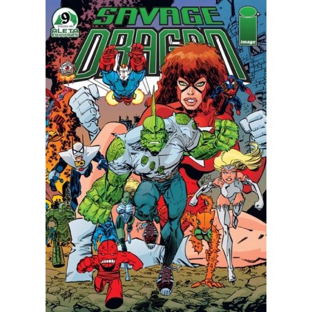 THE SAVAGE DRAGON VOL.1 COL.COMPLETA Nº 1 AL 12 MAS VOL.2 Nº 1 AL 7 Y 9 , EDICIONES ALETA DE 9