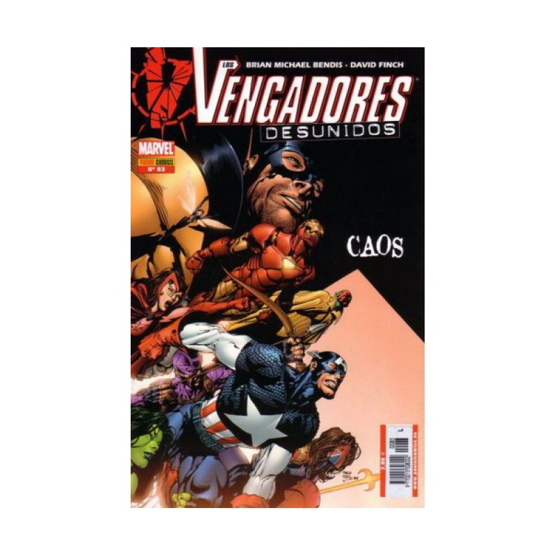 LOS VENGADORES VOL.3 Nº 83 DESUNIDOS ED.PANINI