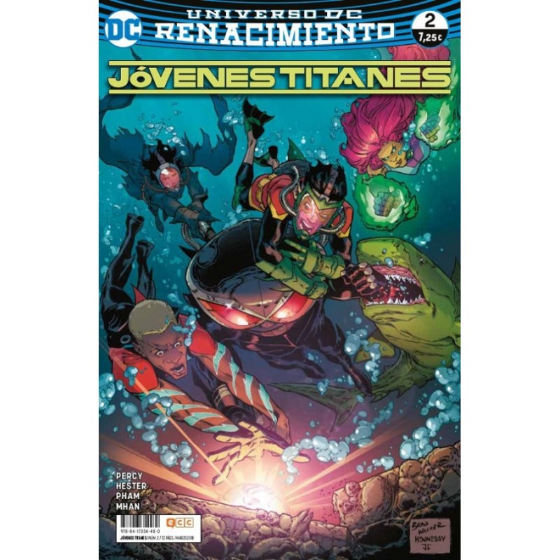 JOVENES TITANES Nº 1 Y 2 UNIVERSO DC RENACIMIENTO