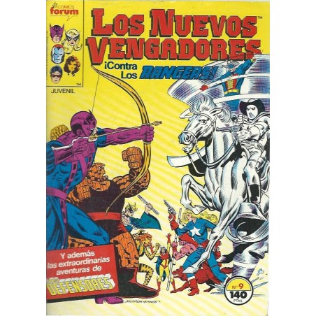 LOS NUEVOS VENGADORES Nº 9 ED.FORUM CONTRA LOS RANGERS