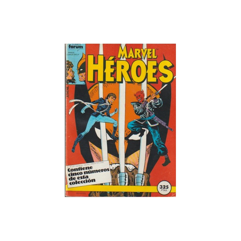 MARVEL HEROES Nº 1 AL 5 EN UN RETAPADO LOBENO Y KITTY PRYDE