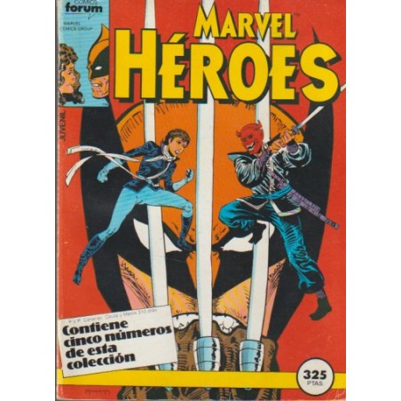 MARVEL HEROES Nº 1 AL 5 EN UN RETAPADO LOBENO Y KITTY PRYDE