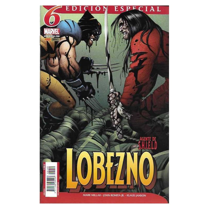 LOBEZNO VOL.4 Nº 5 AL 10 AGENTE DE SHIELD , ED.PANINI , POR MARK MILLAR Y ROMITA J.R.