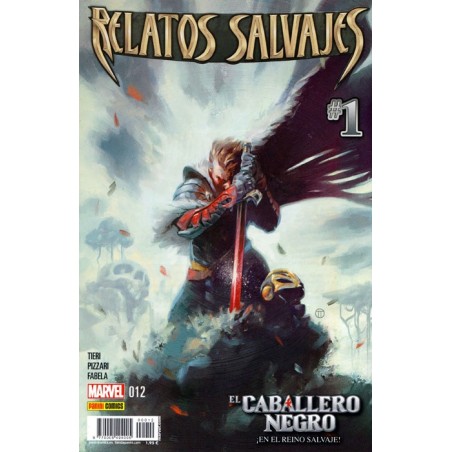 RELATOS SALVAJES Nº 12 EDITORIAL PANINI ,EL CABALLERO NEGRO ¡ EN EL REINO SALVAJE ¡