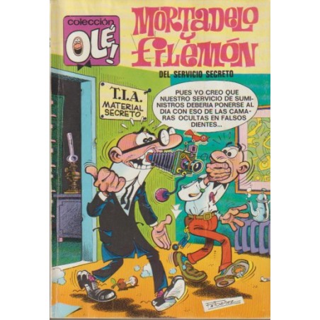 COLECCION OLE Nº 116 1ª EDICION MORTADELO Y FILEMON ED.BRUGUERA : DEL SERVICIO SECRETO ,AÑO 1976
