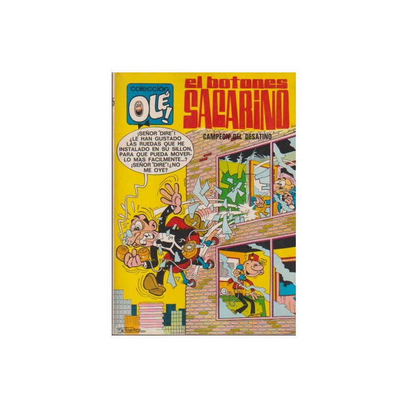 COLECCION OLE Nº 15 1ª EDICION, EL BOTONES SACARINO ED.BRUGUERA : CAMPEON DEL DESATINO ¡ AÑO 1971