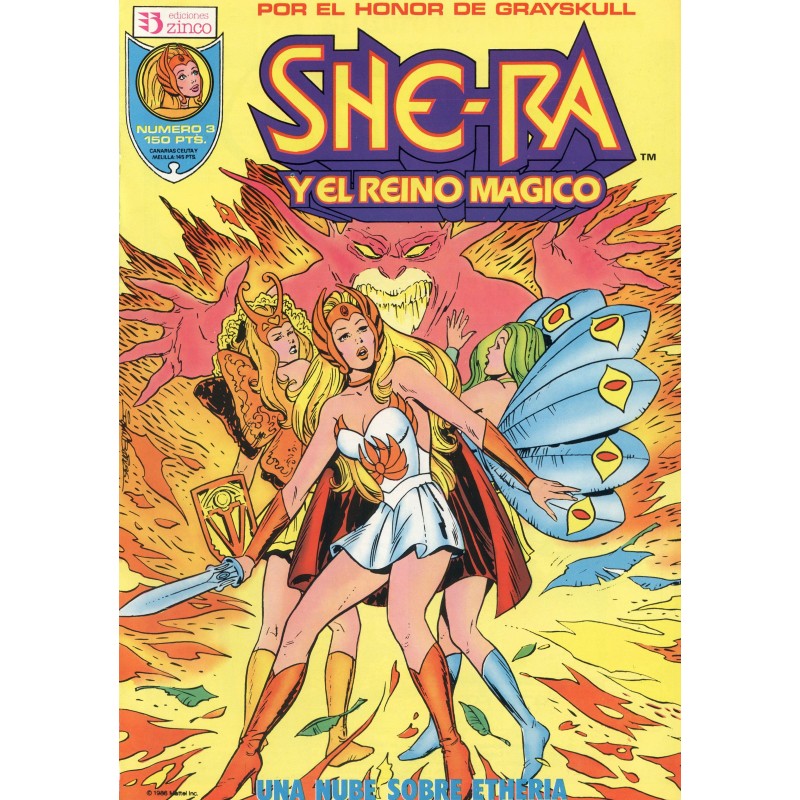 MASTERS DEL UNIVERSO SHE-RA Nº 3 SHE-RAY EL REINO MAGICO