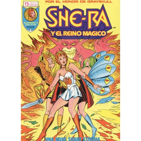 MASTERS DEL UNIVERSO SHE-RA Nº 3 SHE-RAY EL REINO MAGICO