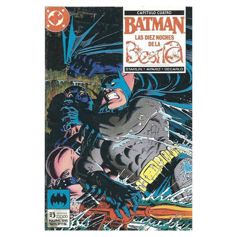 BATMAN VOL.2 Nº 24 A 26 - LAS 10 NOCHES DE LA BESTIA