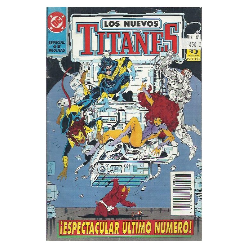 LOS NUEVOS TITANES VOL.2 Nº 41 DE 41 EDICIONES ZINCO