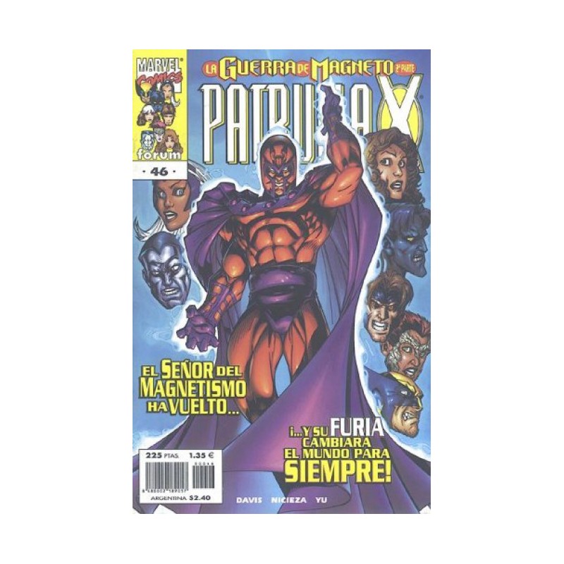 PATRULLA X VOL.2 Nº 46 LA GUERRA DE MAGNETO 2ª PARTE