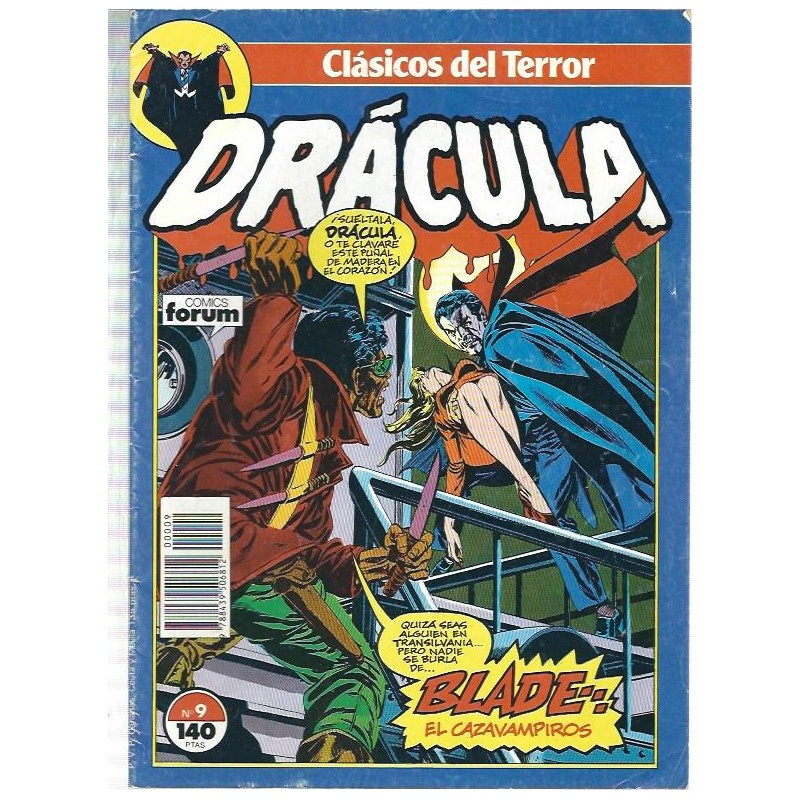 CLASICOS DEL TERROR Nº 9 DRACULA , BLADE Y EL HOMBRE LOBO