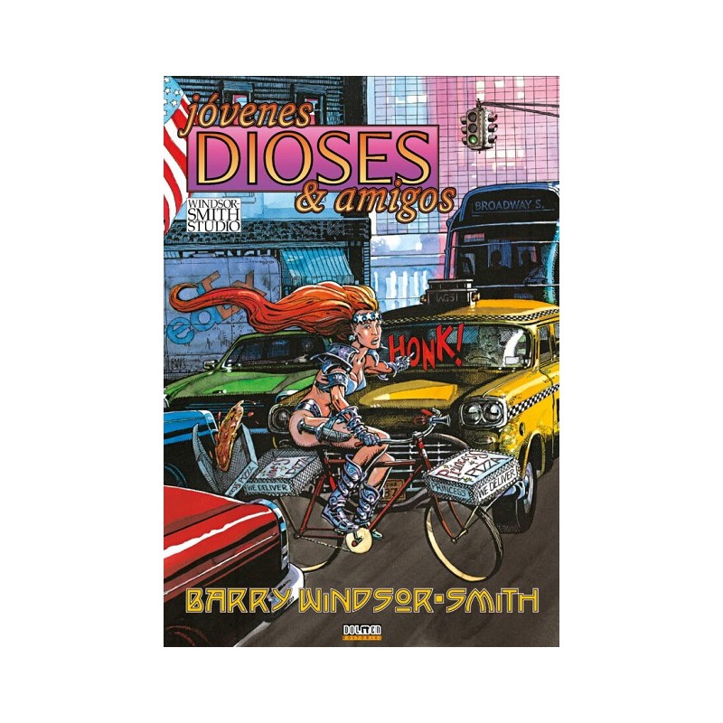 JOVENES DIOSES Y AMIGOS , POR BARRY WINDSOR SMITH ,DOLMEN EDITORIAL