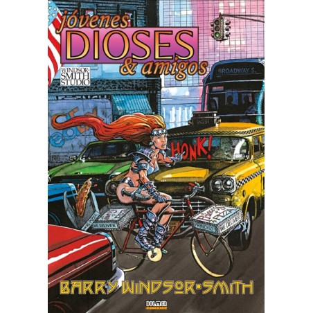 JOVENES DIOSES Y AMIGOS , POR BARRY WINDSOR SMITH ,DOLMEN EDITORIAL