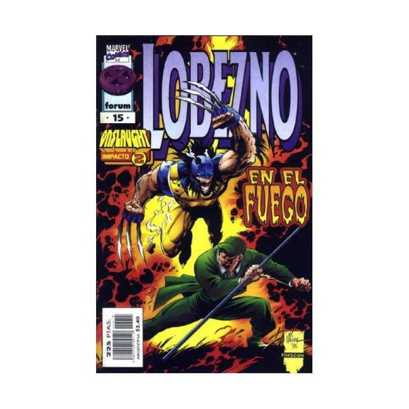 LOBEZNO VOL.2 Nº 15 ONSLAUGHT IMPACTO  PARTE 2 EDITORIAL FORUM