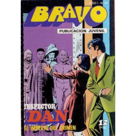 EL INSPECTOR DAN Nº 12 EL IMPERIO DEL CRIMEN COLECCION BRAVO