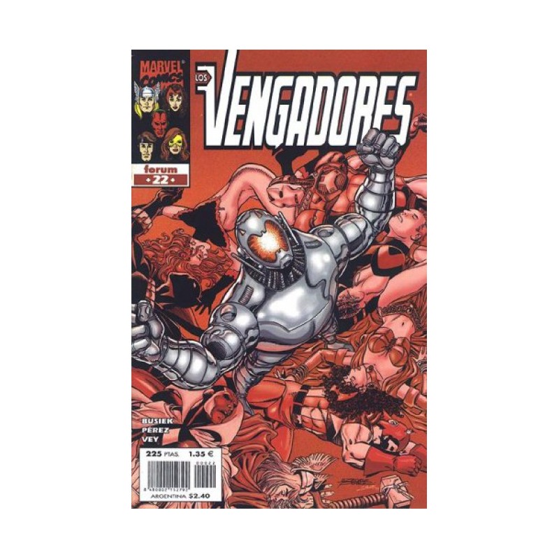LOS VENGADORES VOL.3 Nº 22 ED.FORUM POR K.BUSIEK Y GEORGE PEREZ