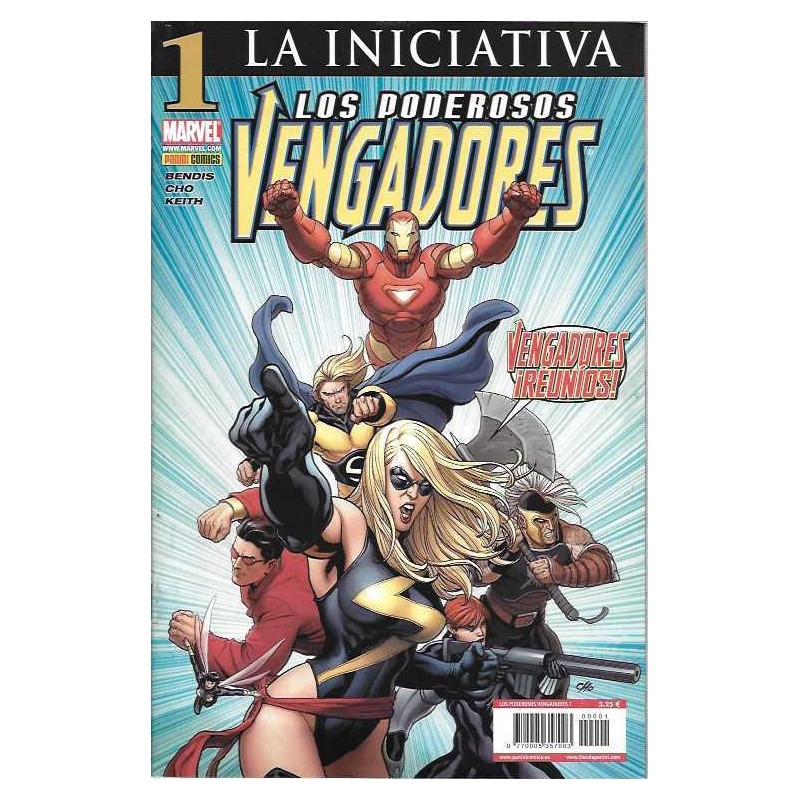 LOS PODEROSOS VENGADORES Nº 1 A 3 ED.PANINI