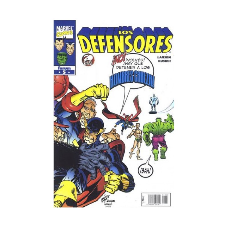 LOS DEFENSORES Nº 1 A 5 DE 12 ED.FORUM