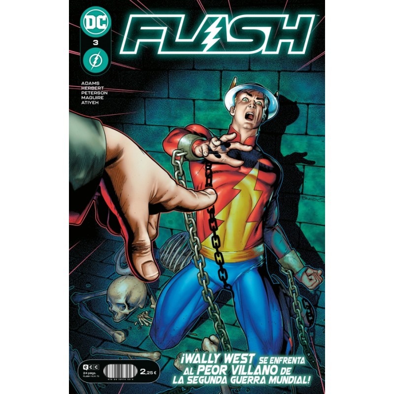 FLASH Nº 75 ¡ FLASH RENACIMIENTO ,WALLY WEST SE ENFRENTA AL PEOR VILLANO DE LA SEGUNDA GUERRA MUNDIAL! ED.ECC NUEVA ETAPA Nº 3