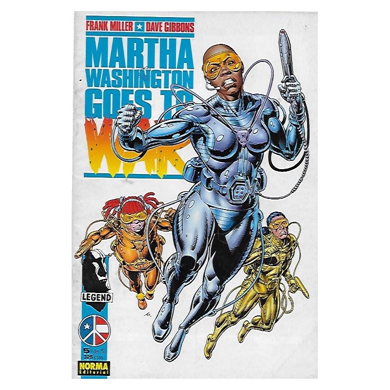 MARTHA WASHINSTON GOES TO WAR Nº 3 Y 5 , POR FRANK MILLER Y DAVE GIBBONS