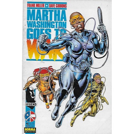 MARTHA WASHINSTON GOES TO WAR Nº 3 Y 5 , POR FRANK MILLER Y DAVE GIBBONS