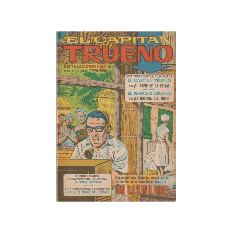 EL CAPITAN TRUENO EXTRA Nº 363 EDITORIAL BRUGUERA