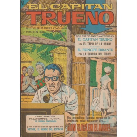 EL CAPITAN TRUENO EXTRA Nº 363 EDITORIAL BRUGUERA