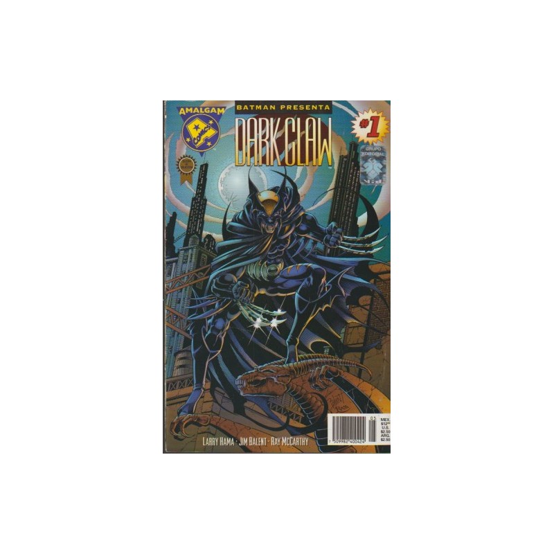 AMALGAM BATMAN PRESENTA DARK CLAW ,MARVEL/DC ,EDICIONES VID