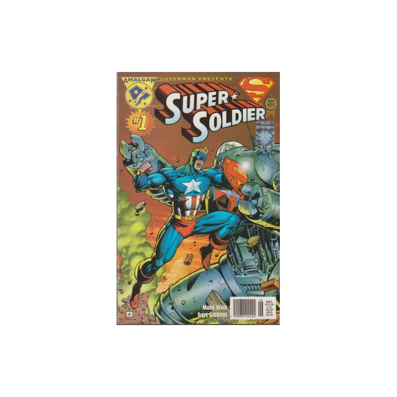AMALGAM SUPERMAN PRESENTA SUPER SOLDIER , MARVEL/DC , EDICIONES VID