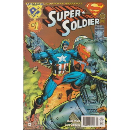 AMALGAM SUPERMAN PRESENTA SUPER SOLDIER , MARVEL/DC , EDICIONES VID