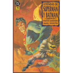 BATMAN SUPERMAN : LEYENDAS DE LOS MEJORES DEL MUNDO COL.COMPLETA 3 PRESTIGIOS POR WALTER SIMONSON Y DANIEL BRERETON
