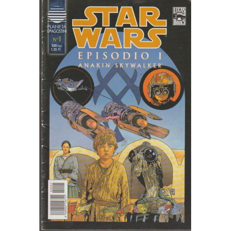 STAR WARS EPISODIO I ESPECIALES COL.COMPLETA , 4 COMIC-BOOKS