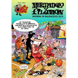 MORTADELO Y FILEMON Nº 213 : MUNDIAL DE BALONCESTO ,COLECCION OLE BRUGUERA CLASICA