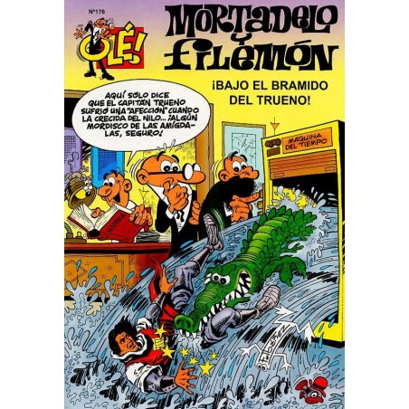 MORTADELO Y FILEMON Nº 176 : BAJO EL BRAMIDO DEL TRUENO,COLECCION OLE ED.B