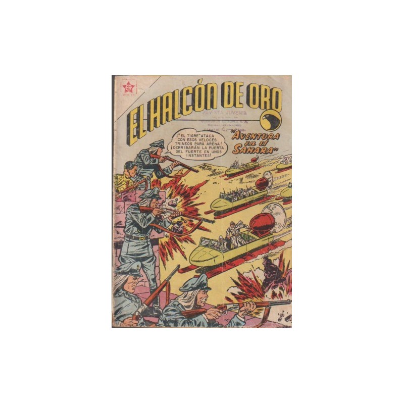 EL HALCON DE ORO Nº 2 : AVENTURA EN EL SAHARA ,EDITORIAL NOVARO , 10 DE MARZO DE 1958