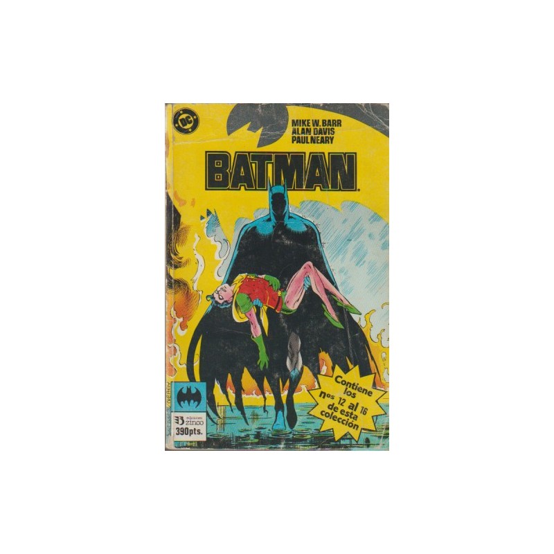 BATMAN VOL.2  ED.ZINCO Nº 12 AL 16 EN UN RETAPADO, TAPA CARTON REGULAR ESTADO PERO LOS COMICS DEL INTERIOR ESTAN BIEN