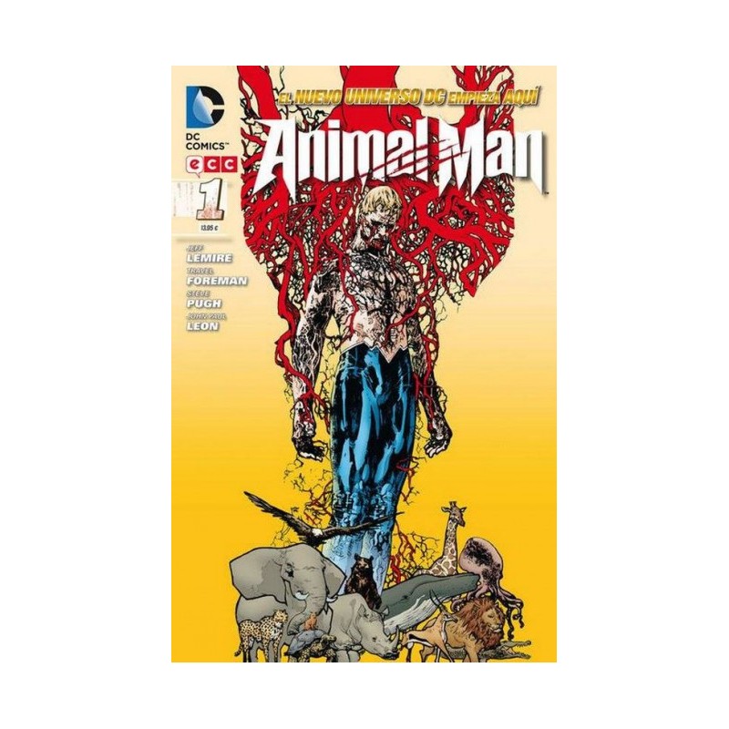 ANIMAL MAN Nº 1 POR JEFF LEMIRE ED.ECC