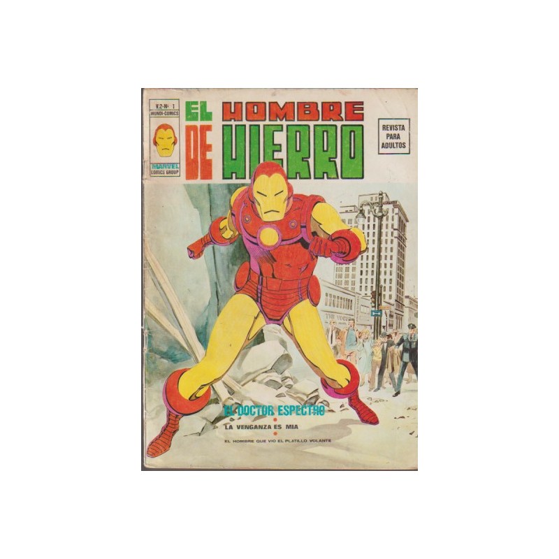 EL HOMBRE DE HIERRO Nº 1 ED.VERTICE VOL.2 : EL DOCTOR ESPECTRO ...