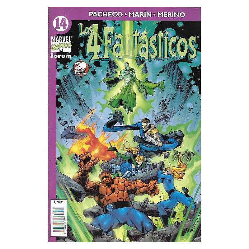 LOS 4 FANTASTICOS VOL.4 Nº14 POR RAFA MARIN Y CARLOS PACHECO