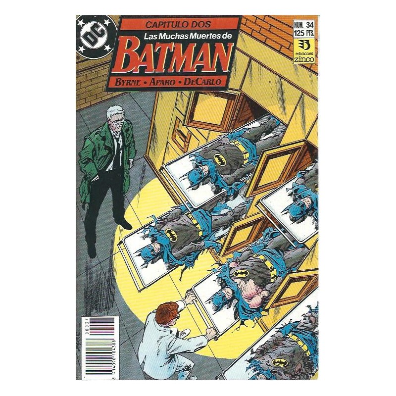 BATMAN VOL.2 Nº 34 ED.ZINCO LAS MUCHAS MUERTES DE BATMAN Nº 2 DE 3