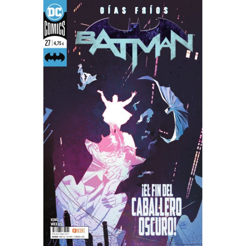 BATMAN Nº 27/82 DIAS FRIOS ¡ EL FIN DEL CABALLERO OSCURO ¡ED.ECC