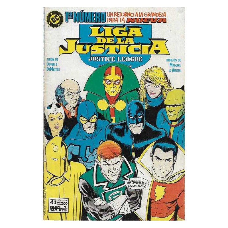LIGA DE LA JUSTICIA Nº 1 AL 26 ED.ZINCO